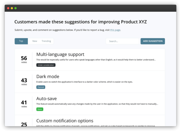 WhatFeature Screenshot